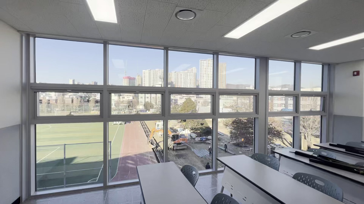 광주중앙고등학교 시트지 시공 7